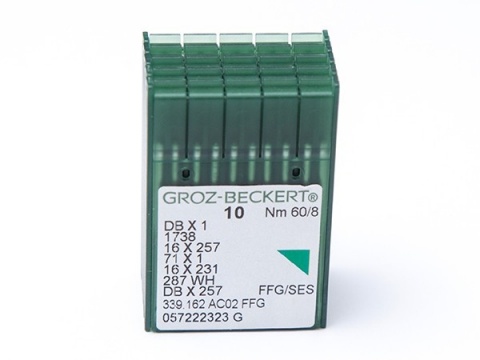 Иглы groz-beckert для прямострочных машин   формат DВх1 размер 80