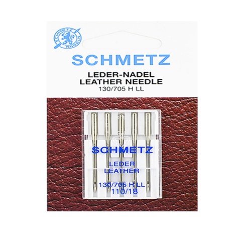 Иглы для кожи №110 Schmetz 130/705H-LL 5 шт
