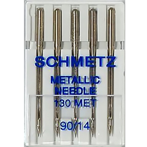 Иглы для вышивки металликом №90 Schmetz 130 MET 5 шт
